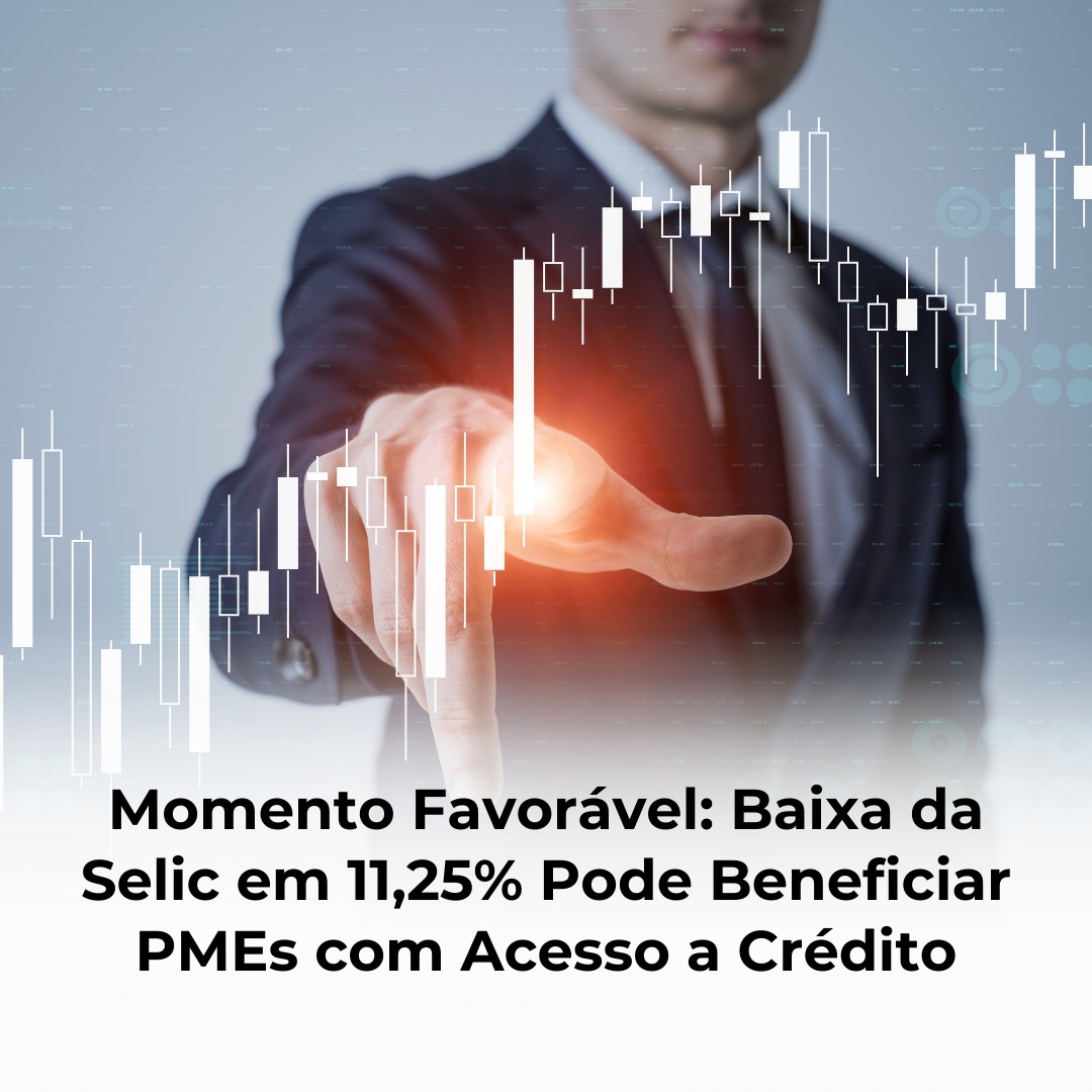 Momento Favorável: Baixa da Selic em 11,25% Pode Beneficiar PMEs com Acesso a Crédito