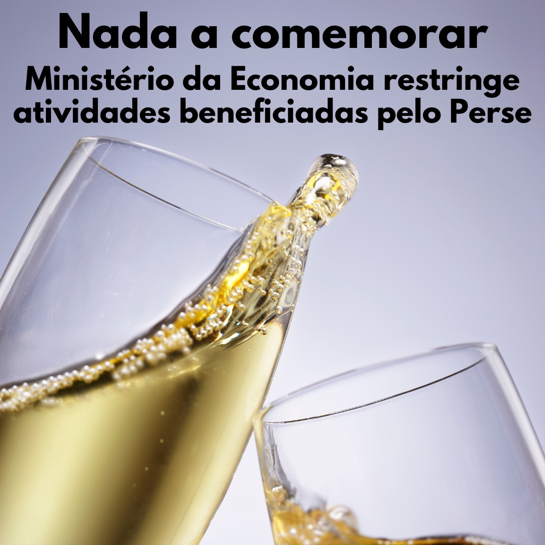 Ministério da Economia restringe atividades beneficiadas pelo Perse.